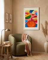 Vibrant Coffee Break framed in a tender room thumbnail