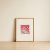 Pink Plate Fresh Rolls — framed, leaning against the wall thumbnail