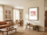 Pink Plate Fresh Rolls framed in a grounding room thumbnail