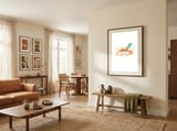 Funny Sushi Duck framed in a grounding room thumbnail