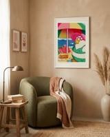 Duck Summer Vacation framed in a tender room thumbnail