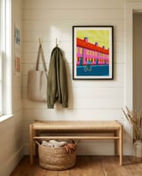 Sunny City Bike Ride framed in a relaxed room thumbnail