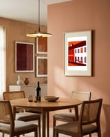 Quiet Evening Street framed in a intimate room thumbnail