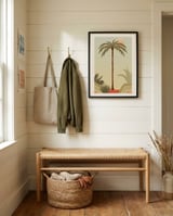 Palms 03 framed in a relaxed room thumbnail