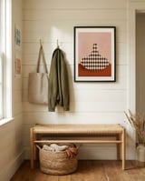 Abstract Harlequin Vase framed in a relaxed room thumbnail