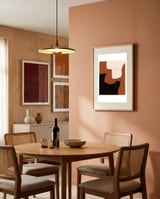 Earthy Organic Shapes framed in a intimate room thumbnail