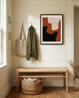 Earthy Organic Shapes framed in a relaxed room thumbnail