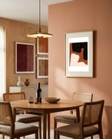 Modern Earthy Shapes framed in a intimate room thumbnail