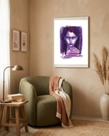 Violet framed in a tender room thumbnail