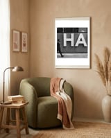 Ha framed in a tender room thumbnail