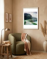The Man With The Yellow Dog framed in a tender room thumbnail