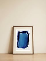 Abstract Brush Strokes 112 — framed, leaning against the wall thumbnail