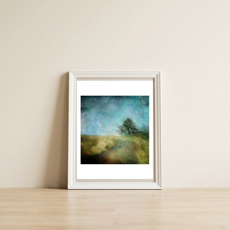 Dancing In The Wind — framed, leaning against the wall