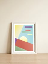 Retro Melody — framed, leaning against the wall thumbnail