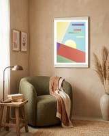 Retro Melody framed in a tender room thumbnail