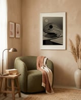 A Peek In The Elsewhen III framed in a tender room thumbnail