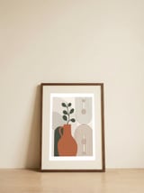 Earthy Jug — framed, leaning against the wall thumbnail