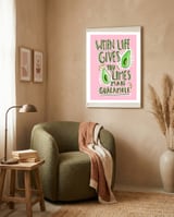 When Life Gives You Limes, Make Guacamole framed in a tender room thumbnail