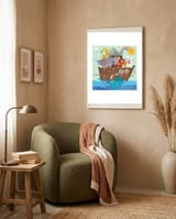 Noahs Ark framed in a tender room thumbnail
