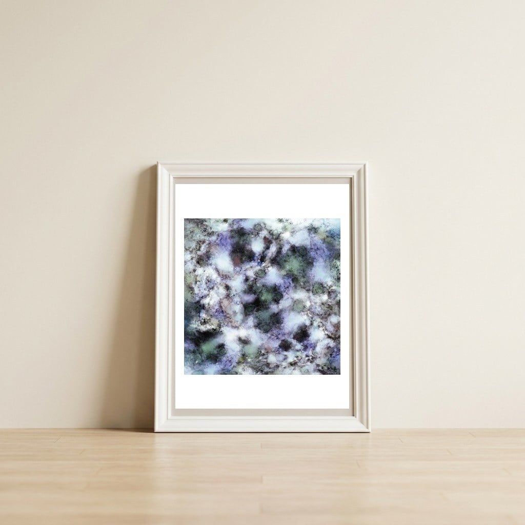 The Soft And The Static — framed, leaning against the wall