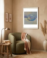 "Shelley Teacup" Still Life Painting framed in a tender room thumbnail