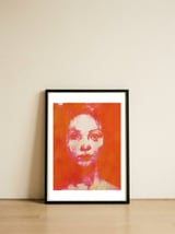 Colorful Woman 2 — framed, leaning against the wall thumbnail