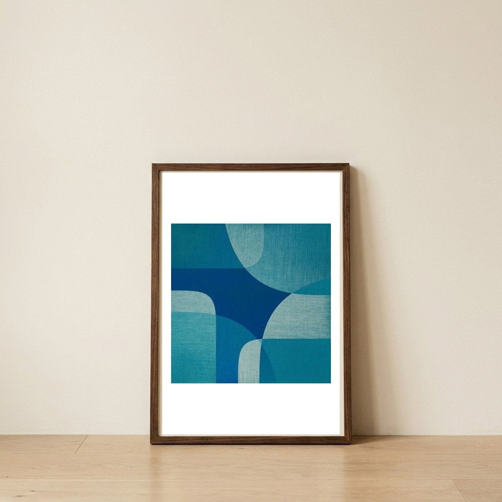 Confluence — framed, leaning against the wall
