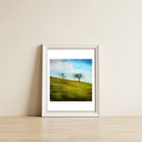 Uphill, Backwards — framed, leaning against the wall thumbnail