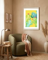 Cactus Family framed in a tender room thumbnail