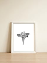 Rosecream — framed, leaning against the wall thumbnail