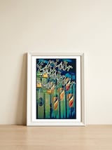 Barber shop — framed, leaning against the wall thumbnail