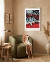 White Nights #3 framed in a tender room thumbnail