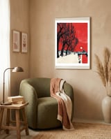 White Nights #4 framed in a tender room thumbnail