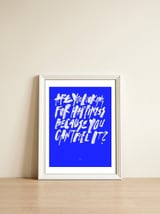 ¿Happiness? — framed, leaning against the wall thumbnail