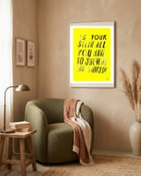 SELFISH framed in a tender room thumbnail