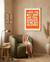 JUSTFRIENDS framed in a tender room thumbnail
