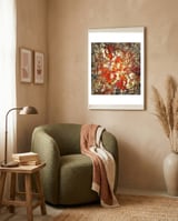 Under The Red Ocean framed in a tender room thumbnail
