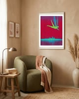 Big city: Falling Two framed in a tender room thumbnail