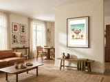Teapostrish Family framed in a grounding room thumbnail