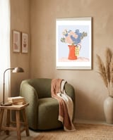 Flowers With Love framed in a tender room thumbnail