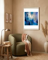 Blaues Licht framed in a tender room thumbnail