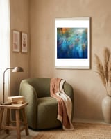 Another Blue Morning framed in a tender room thumbnail