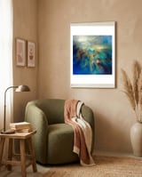 Ueber Allen Gipfeln - high above framed in a tender room thumbnail