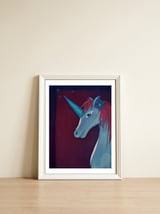 Unicorn Two — framed, leaning against the wall thumbnail