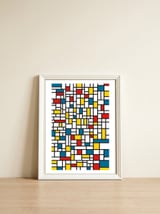 MONDRIAN EXTREME — framed, leaning against the wall thumbnail