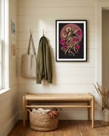 Risen with Roses framed in a relaxed room thumbnail