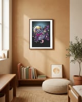 Party with the Crows framed in a gentle room thumbnail