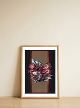 Hidden within Wings — framed, leaning against the wall thumbnail
