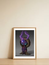 Skemear the Voidling — framed, leaning against the wall thumbnail
