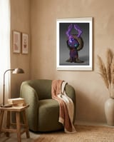Skemear the Voidling framed in a tender room thumbnail